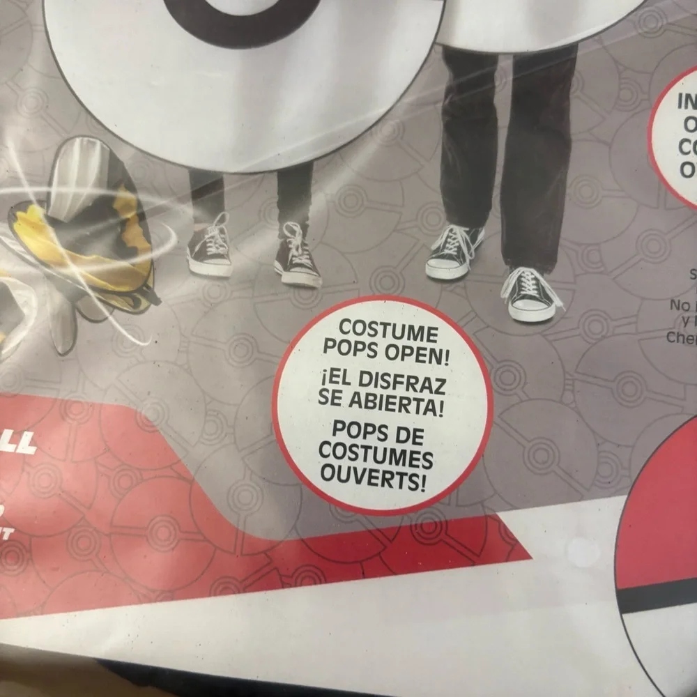 Disguise Pokémon Ultra Ball Pop Out Halloween Dress Up Costume NEW